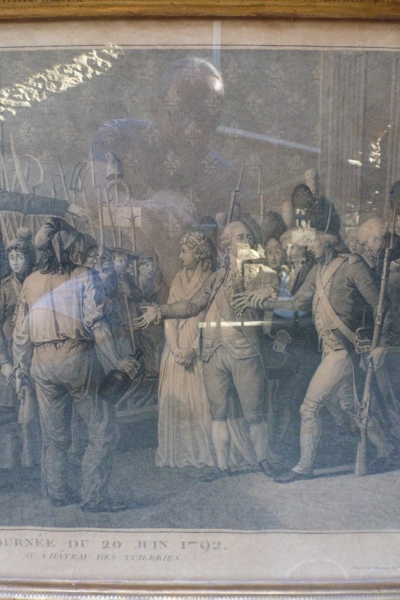 Engraving Titled “june 20, 1792,” 19th Century -photo-2