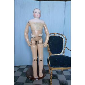 Calixte Huret: Gutta Body Doll And Original Box.