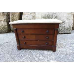 Miniature Empire-style Chest Of Drawers