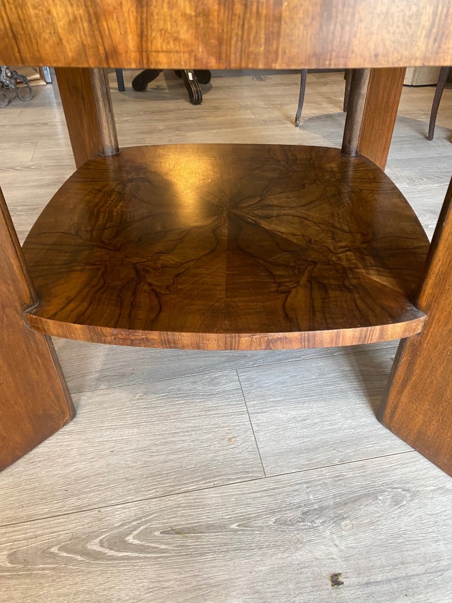 Table Basse Ronce De Noyer Année 60-photo-3
