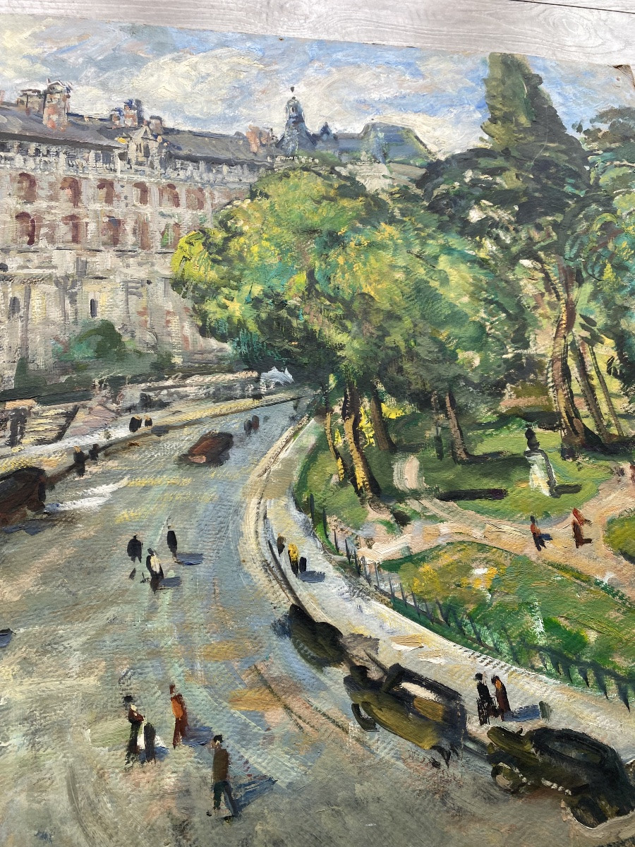 Gardens And Castle Of Blois By P. Langlade-photo-1