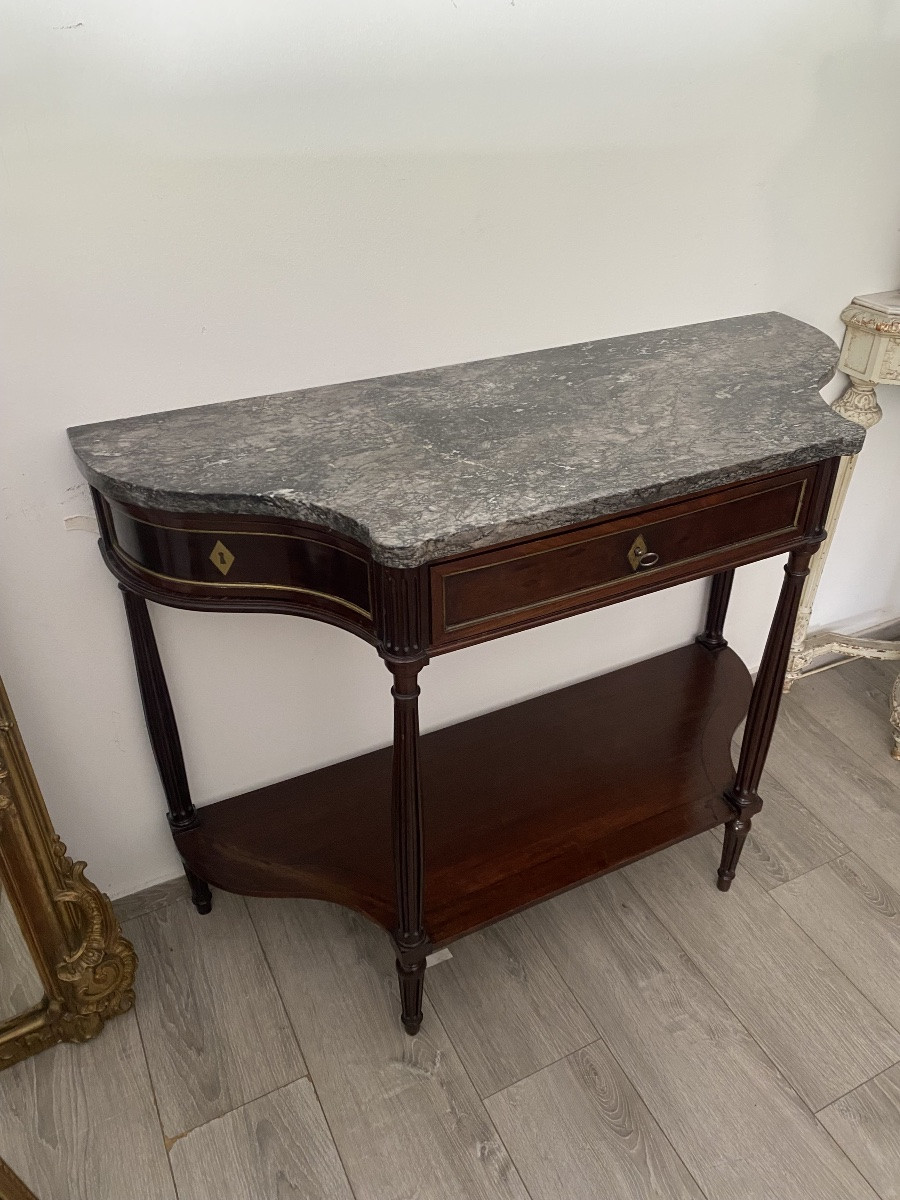Console Louis XVI d époque acajou -photo-2