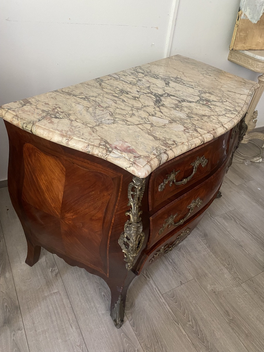 Commode tombeau de style  louis XV-photo-1