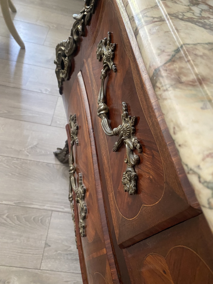 Commode tombeau de style  louis XV-photo-2