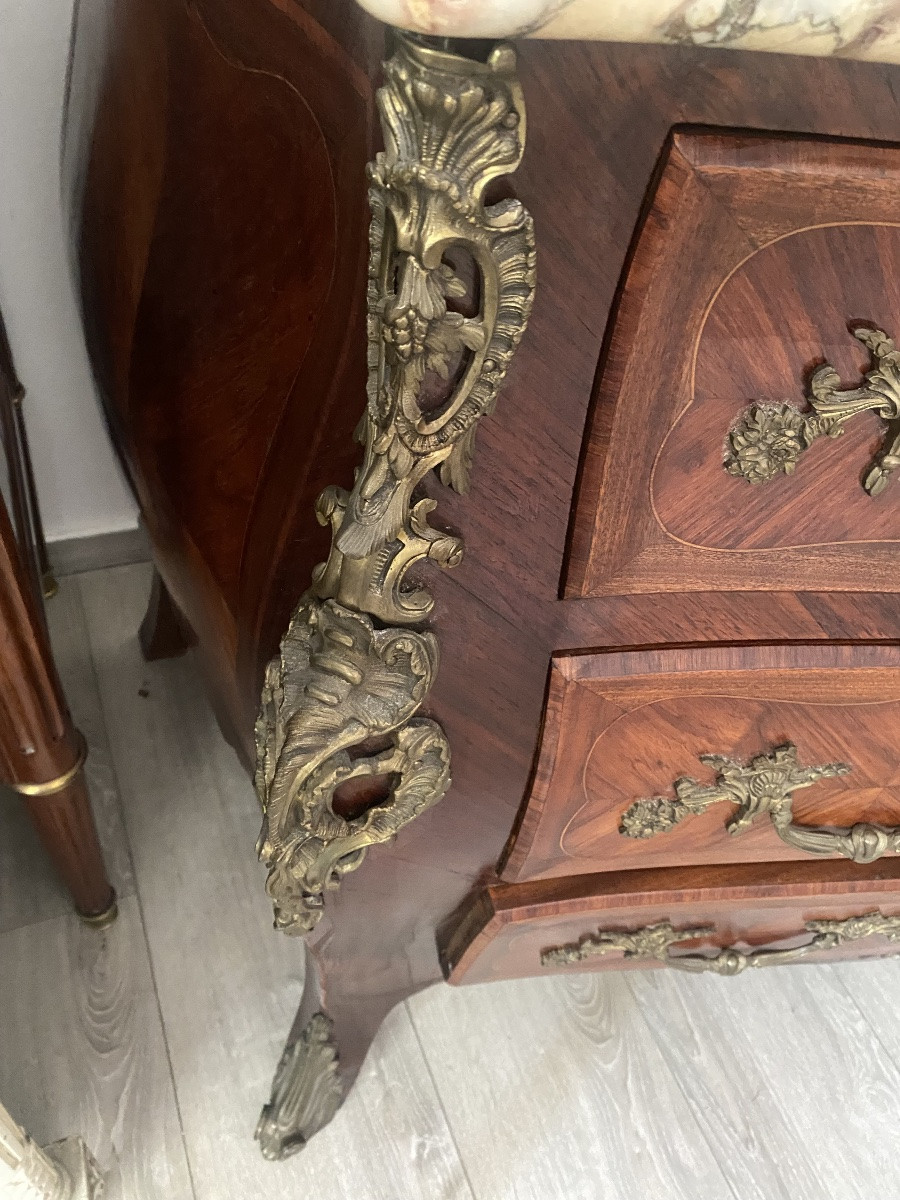 Commode tombeau de style  louis XV-photo-5