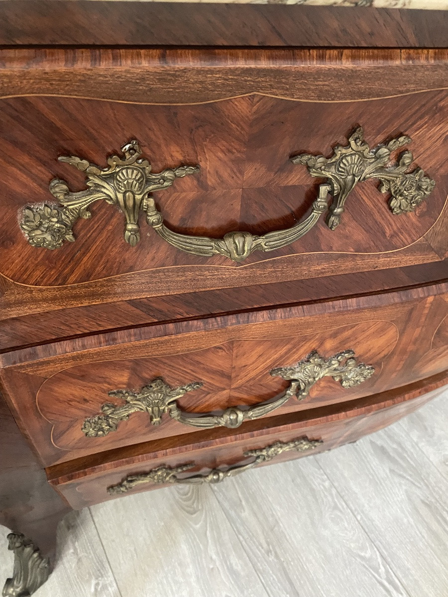 Commode tombeau de style  louis XV-photo-6