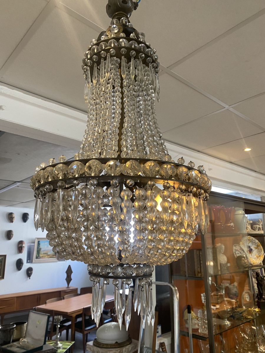 19th Century Hot Air Balloon Chandelier -photo-5