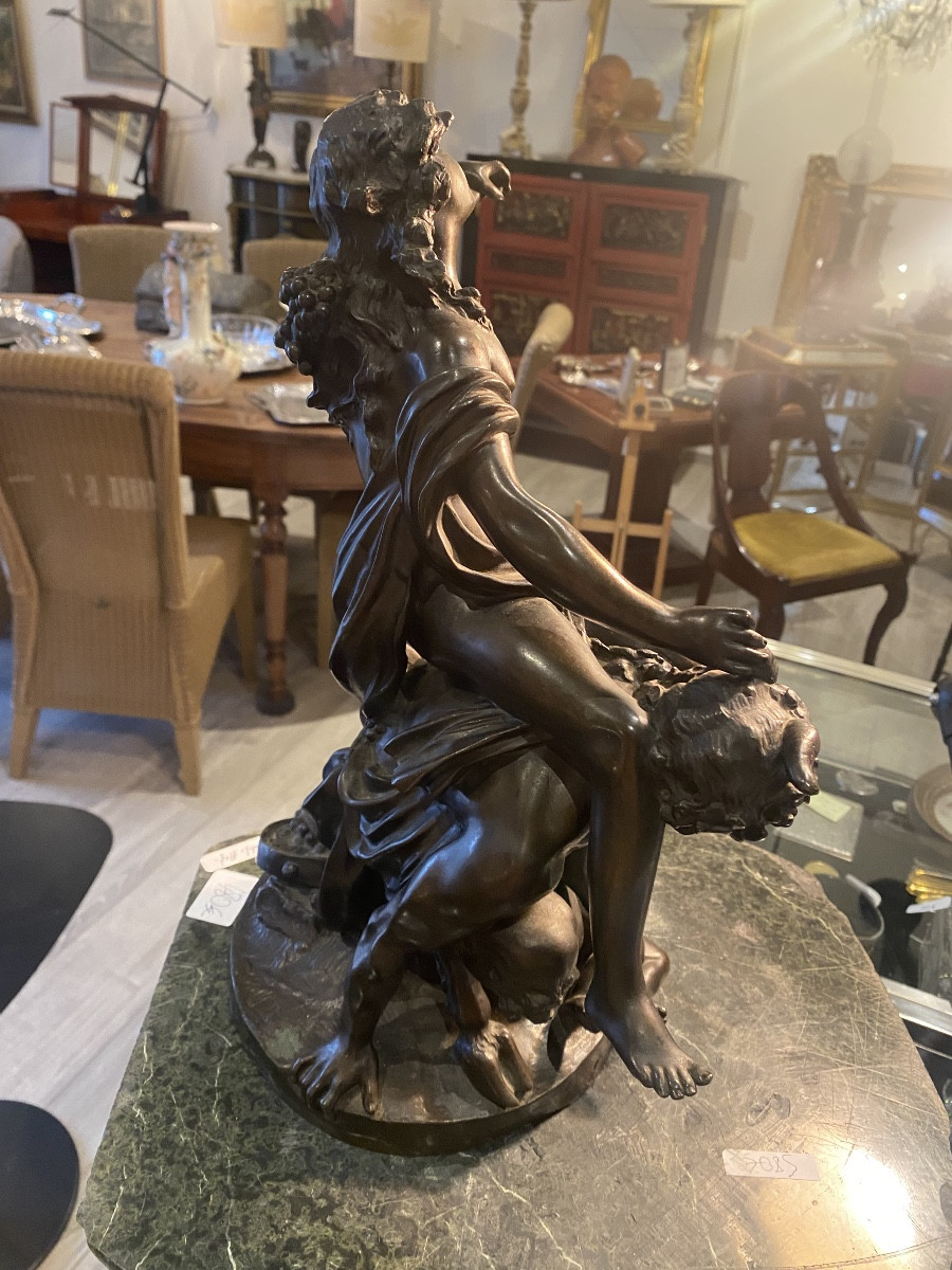 Bronze: Woman Riding A Faun -photo-1