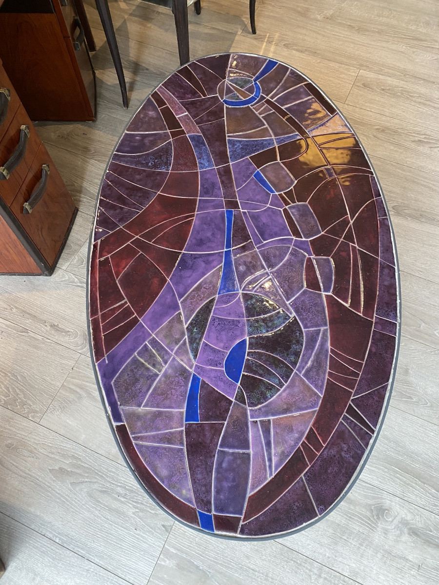 Guy Trevoux Ceramic Coffee Table 