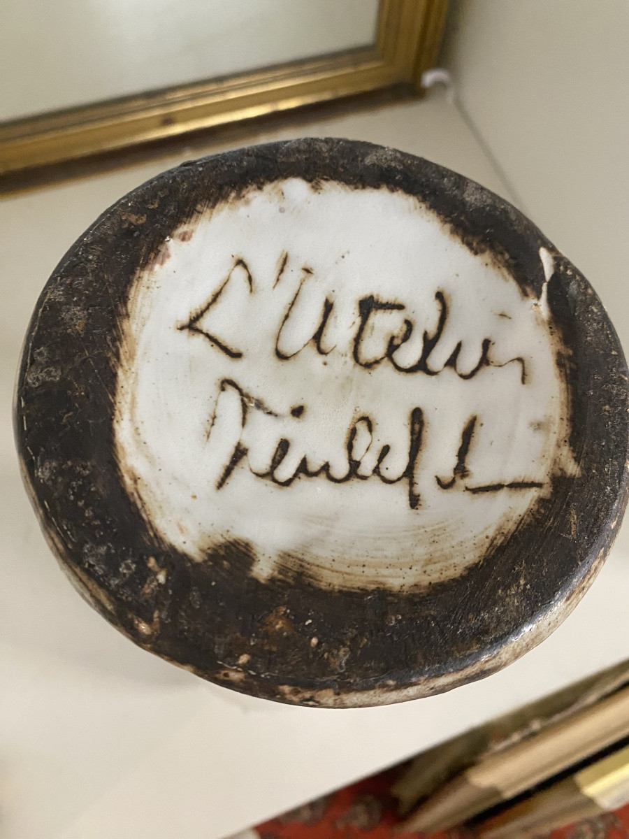 Large Pitcher Vallauris Dieulefit Atelier -photo-3