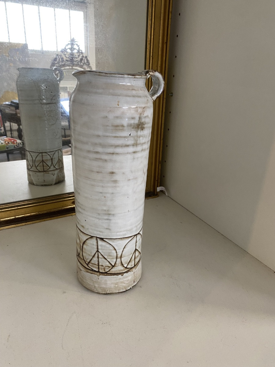 Large Pitcher Vallauris Dieulefit Atelier -photo-3