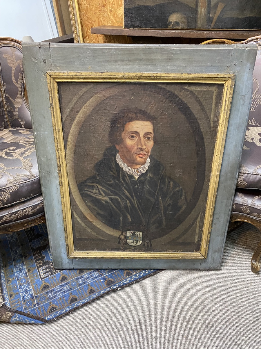 Portrait d évêque 17 iem 