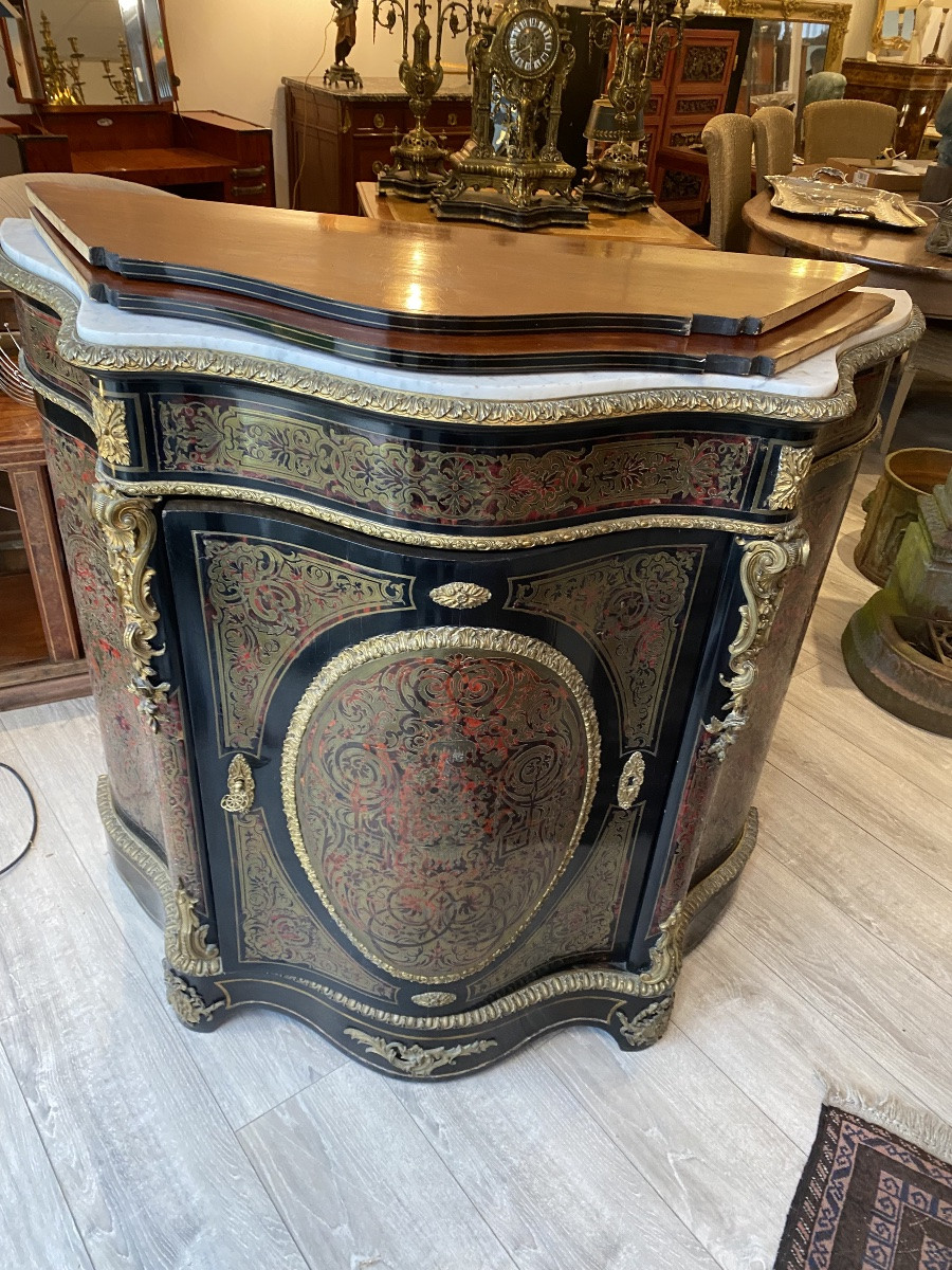 Meuble Boulle galbé Napoleon ||| -photo-3
