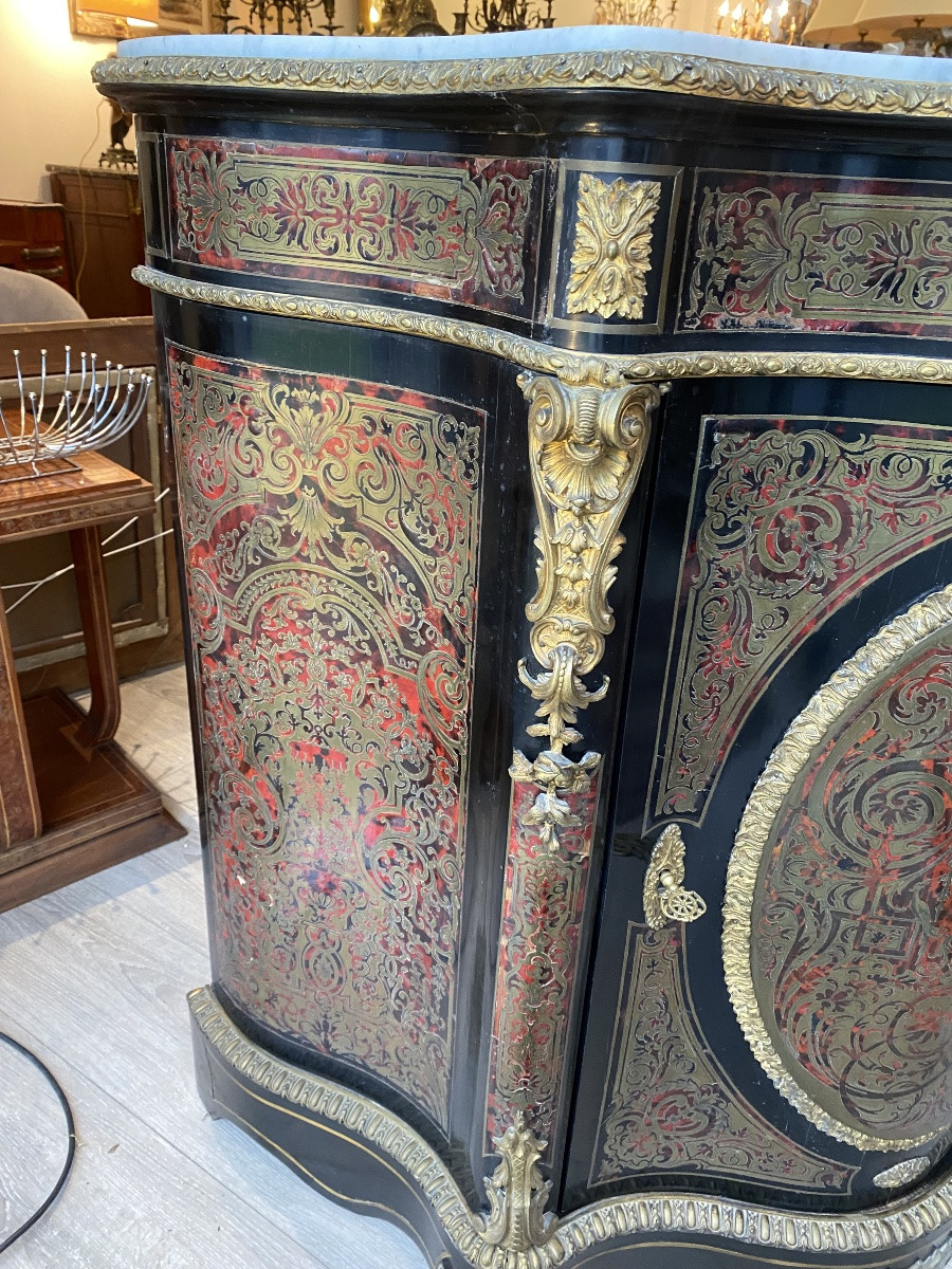 Meuble Boulle galbé Napoleon ||| -photo-1