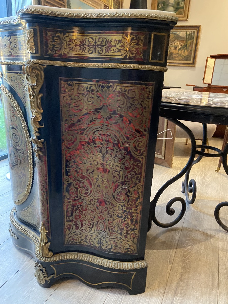 Meuble Boulle galbé Napoleon ||| -photo-3