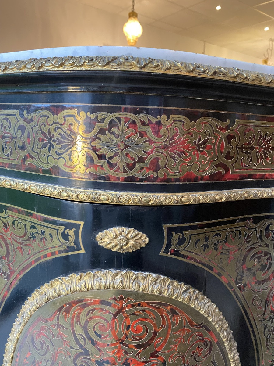 Meuble Boulle galbé Napoleon ||| -photo-4