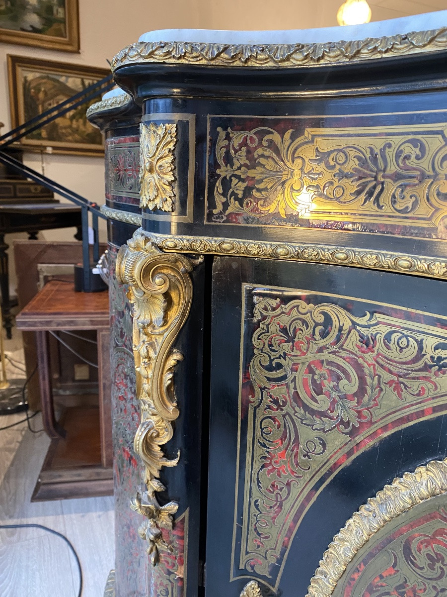 Meuble Boulle galbé Napoleon ||| -photo-6