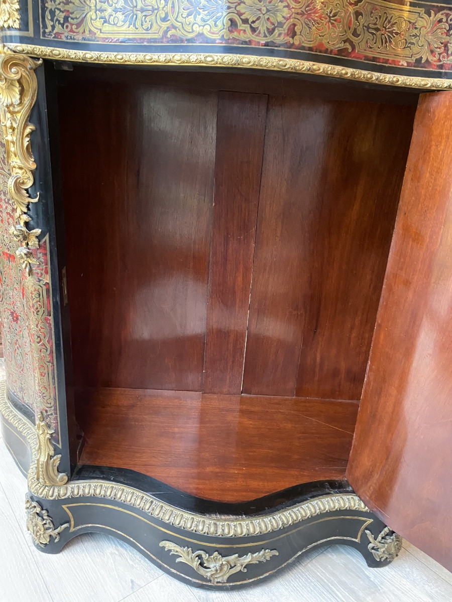 Meuble Boulle galbé Napoleon ||| -photo-8