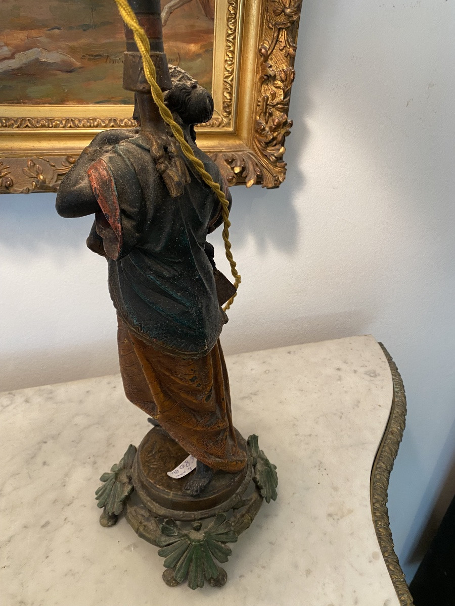 Paire de lampe Regule polychrome 19 iel orientalistes-photo-3