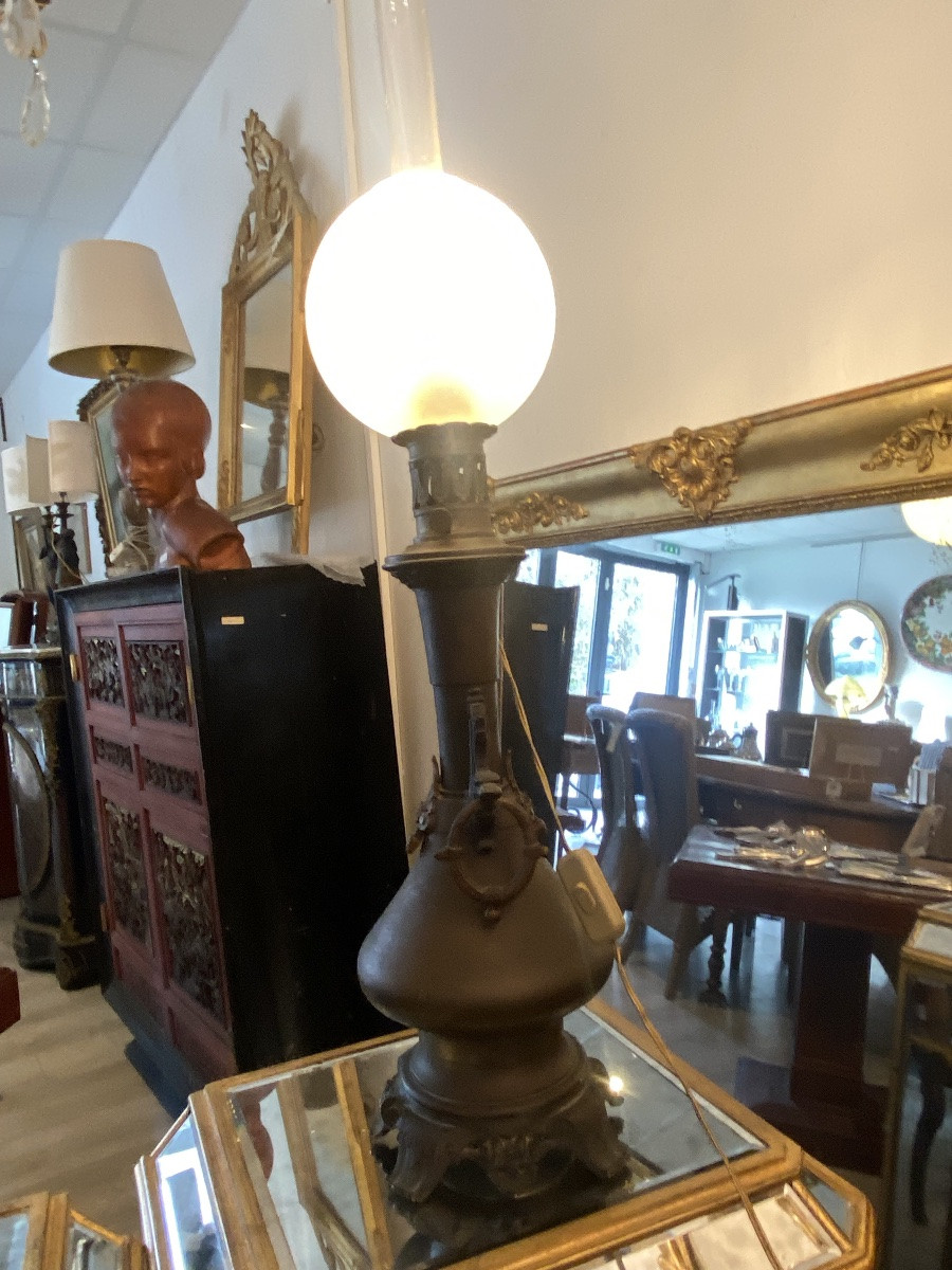 Pair Of Bronze Lamps -photo-2