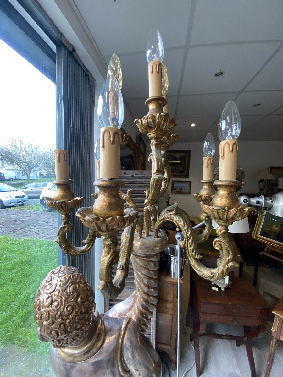 Nubien lampadaire années 70-photo-5