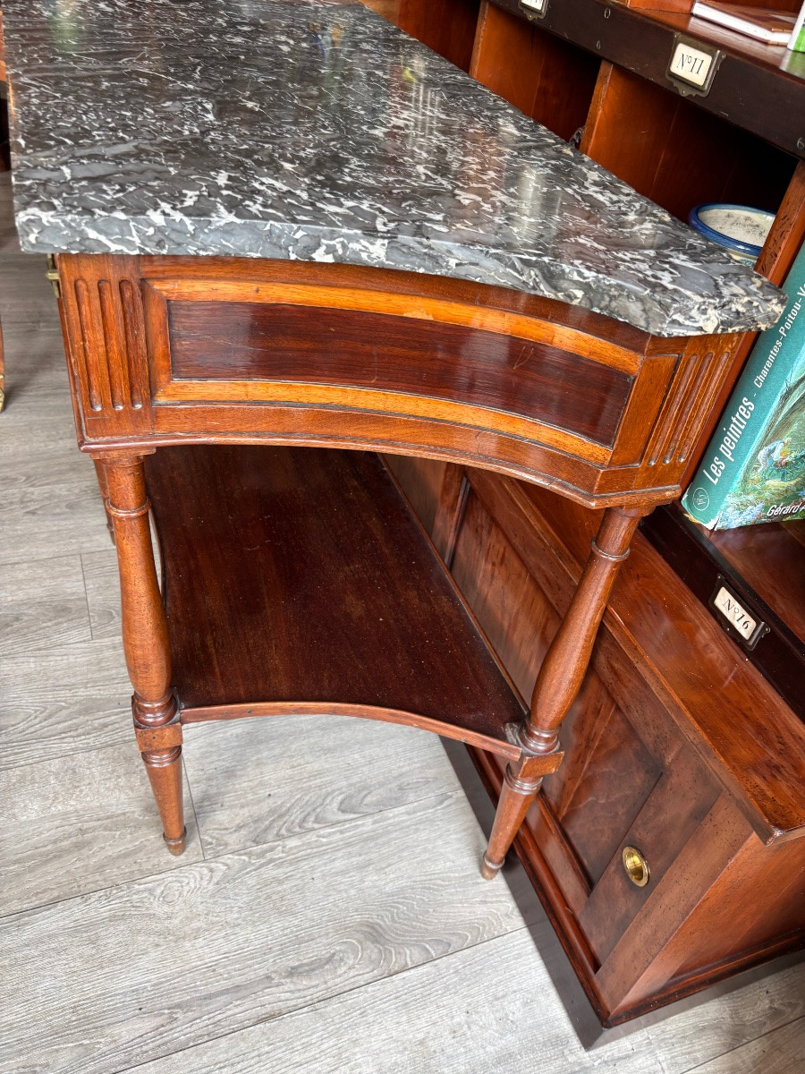 Louis XVI Mahogany Console -photo-2