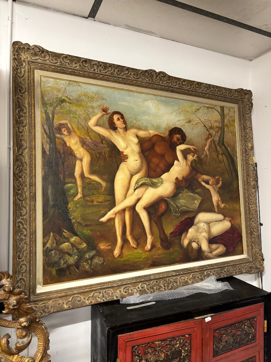 Painting 151x112 Maud Varesco XXth -photo-2