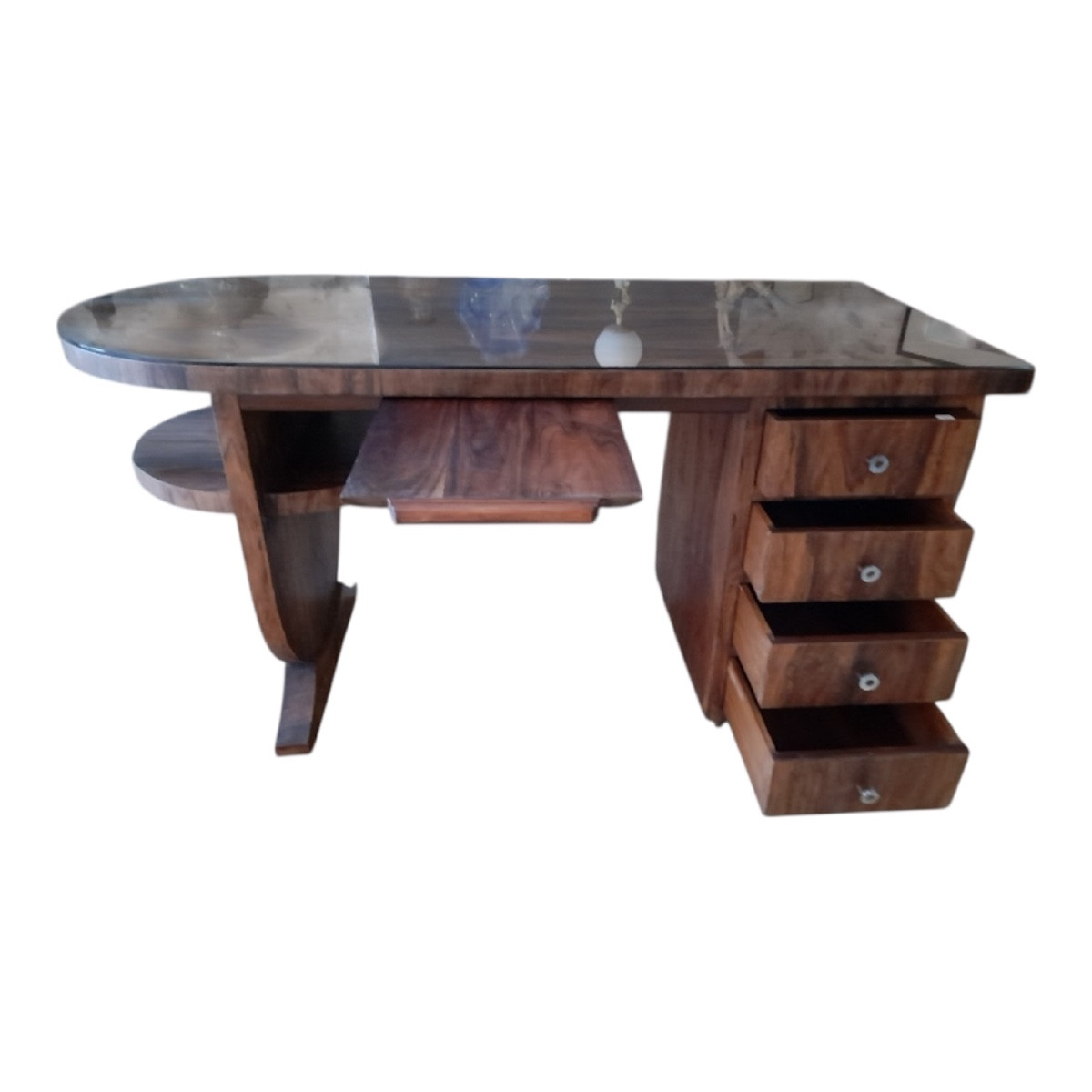 Bureau  avec fauteuil art déco palissandre:  annees 30/40  -photo-5