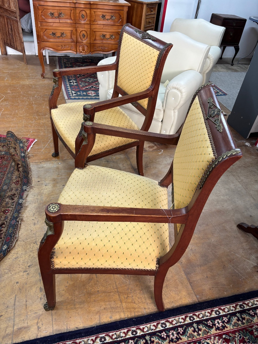 Sièges style retour d Egypte -photo-2