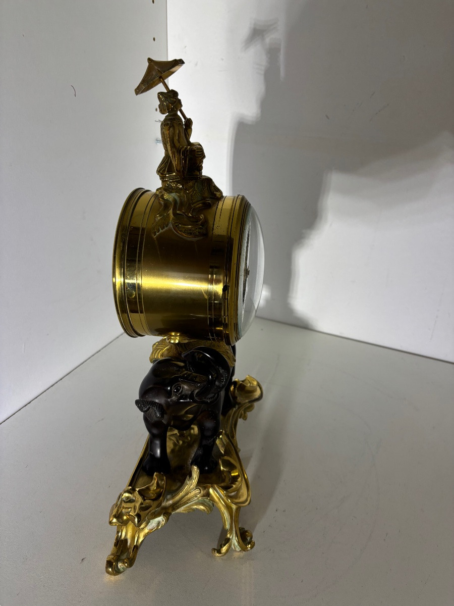 Pendule à l éléphant : maison Chardon -photo-3