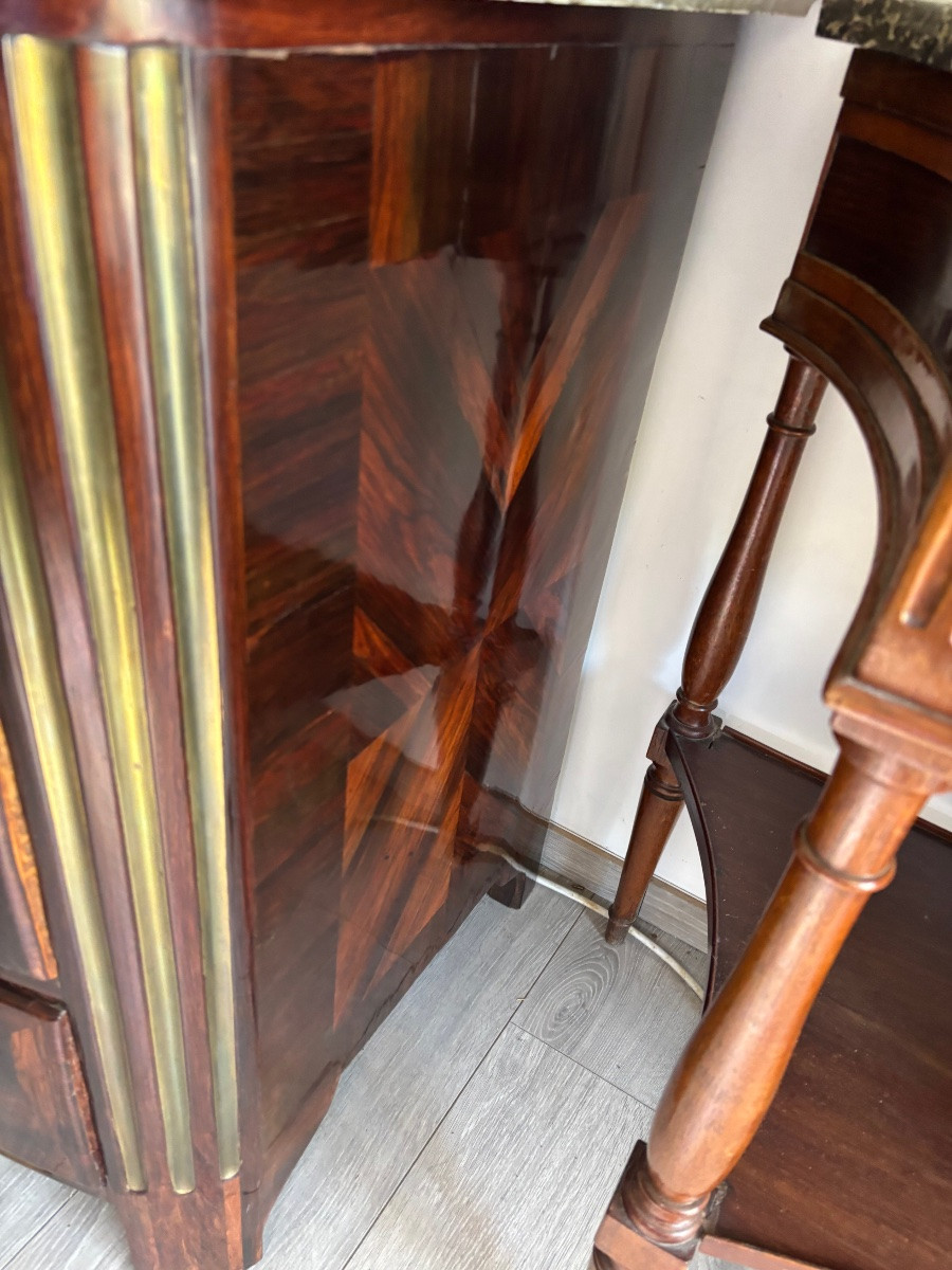 Louis Xlv Regency Rosewood Chest Of Drawers-photo-4