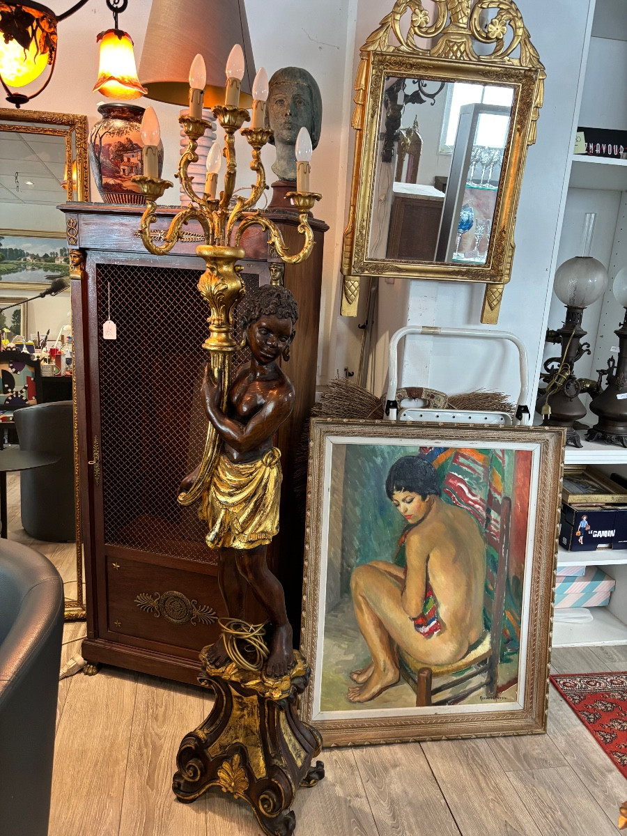 Nubienne lampadaire 