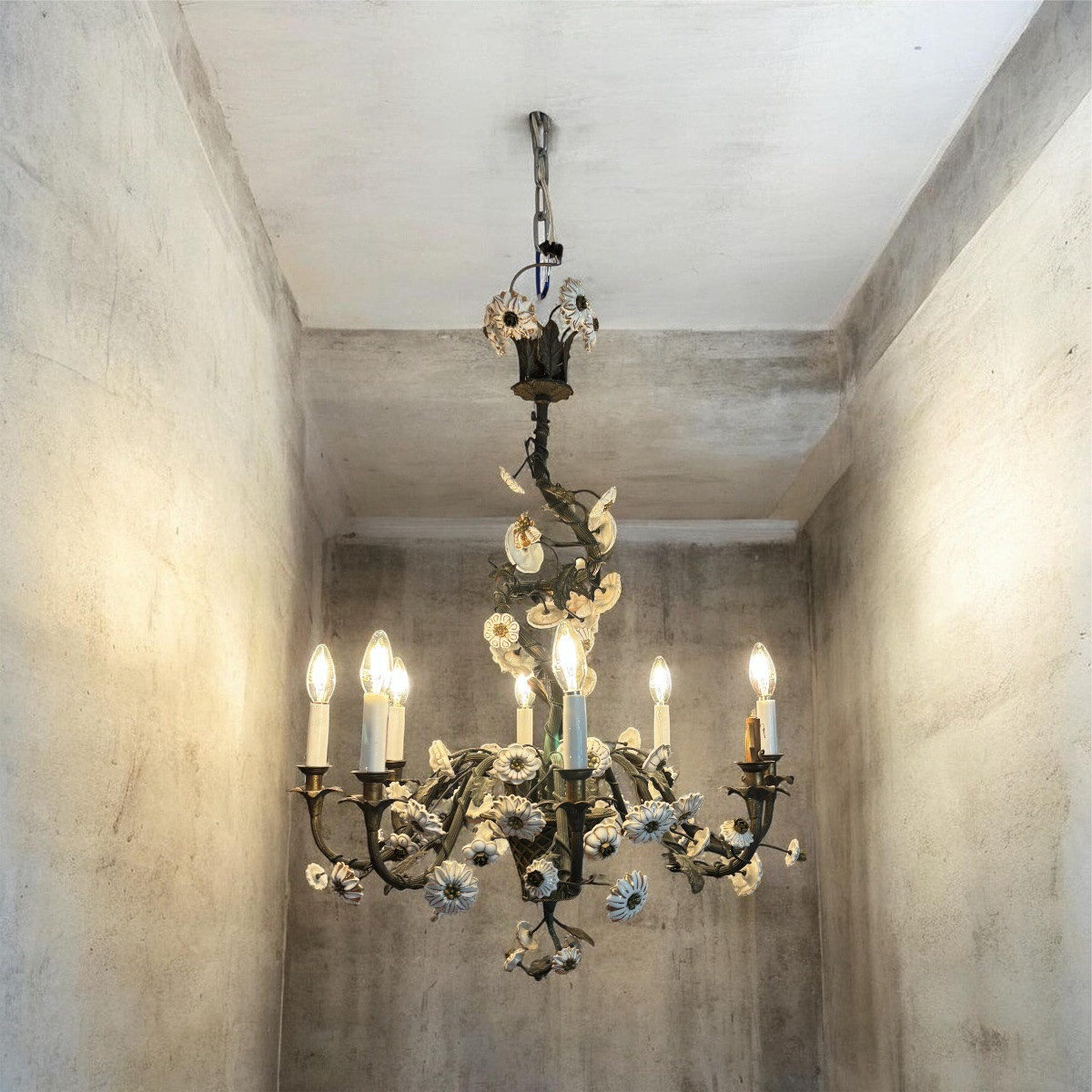 Lustre métal et meisen -photo-4