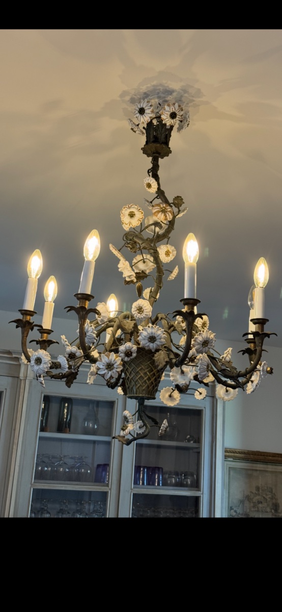 Lustre métal et meisen -photo-1