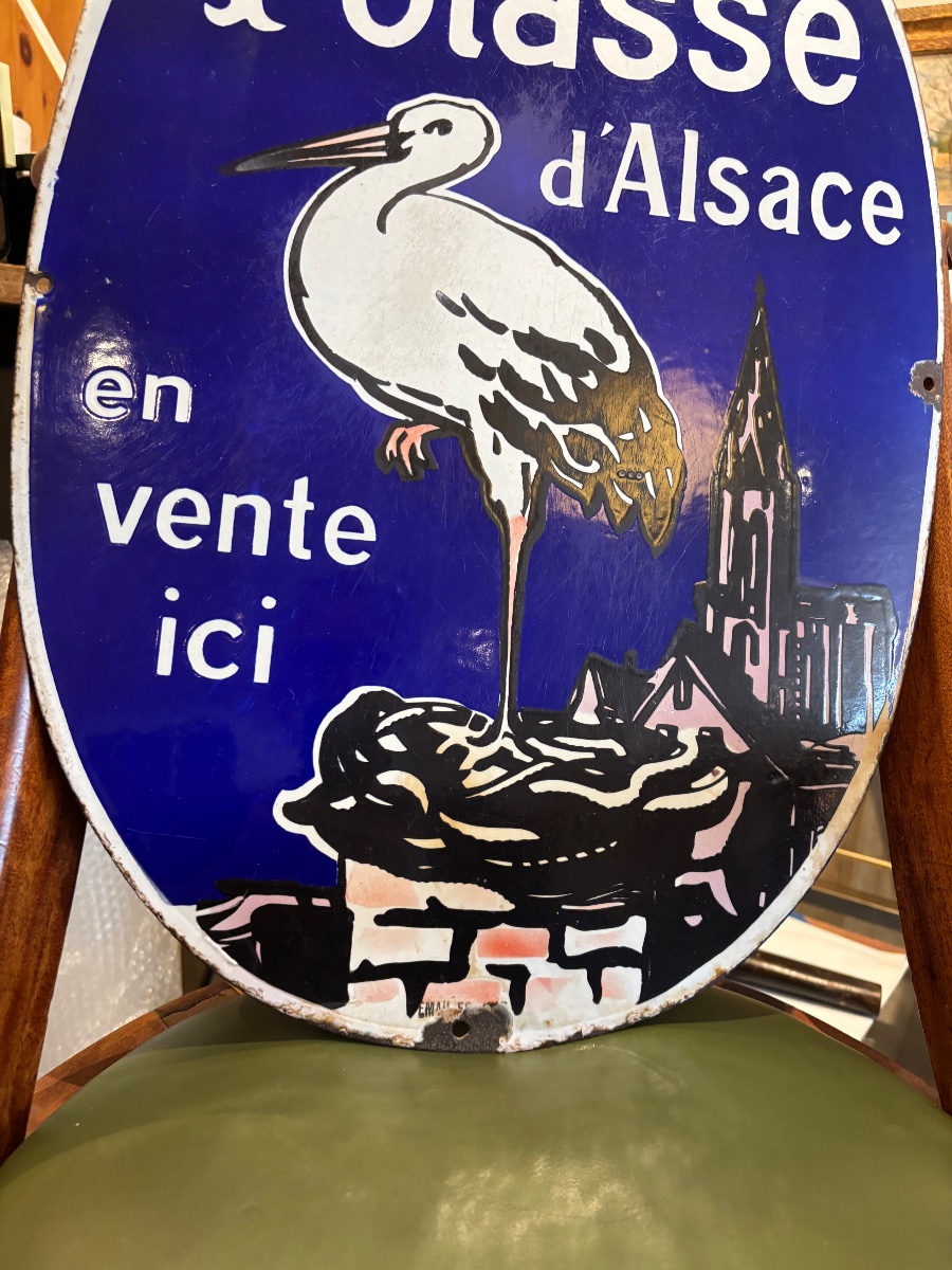 Plaque émaillée authentique potasse d Alsace -photo-4