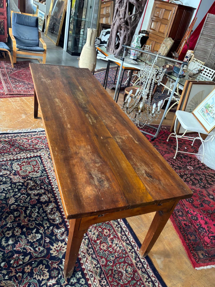 Table de ferme 232,5 noyer -photo-1
