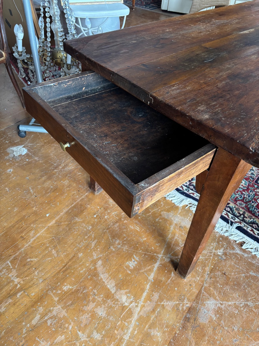 Table de ferme 232,5 noyer -photo-4