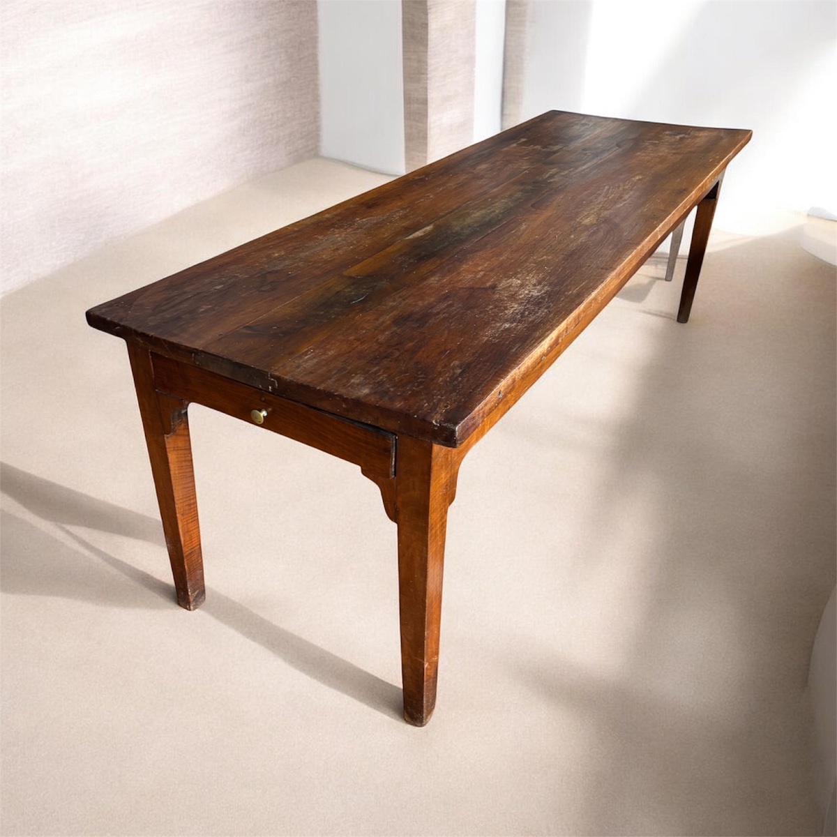 Table de ferme 232,5 noyer 
