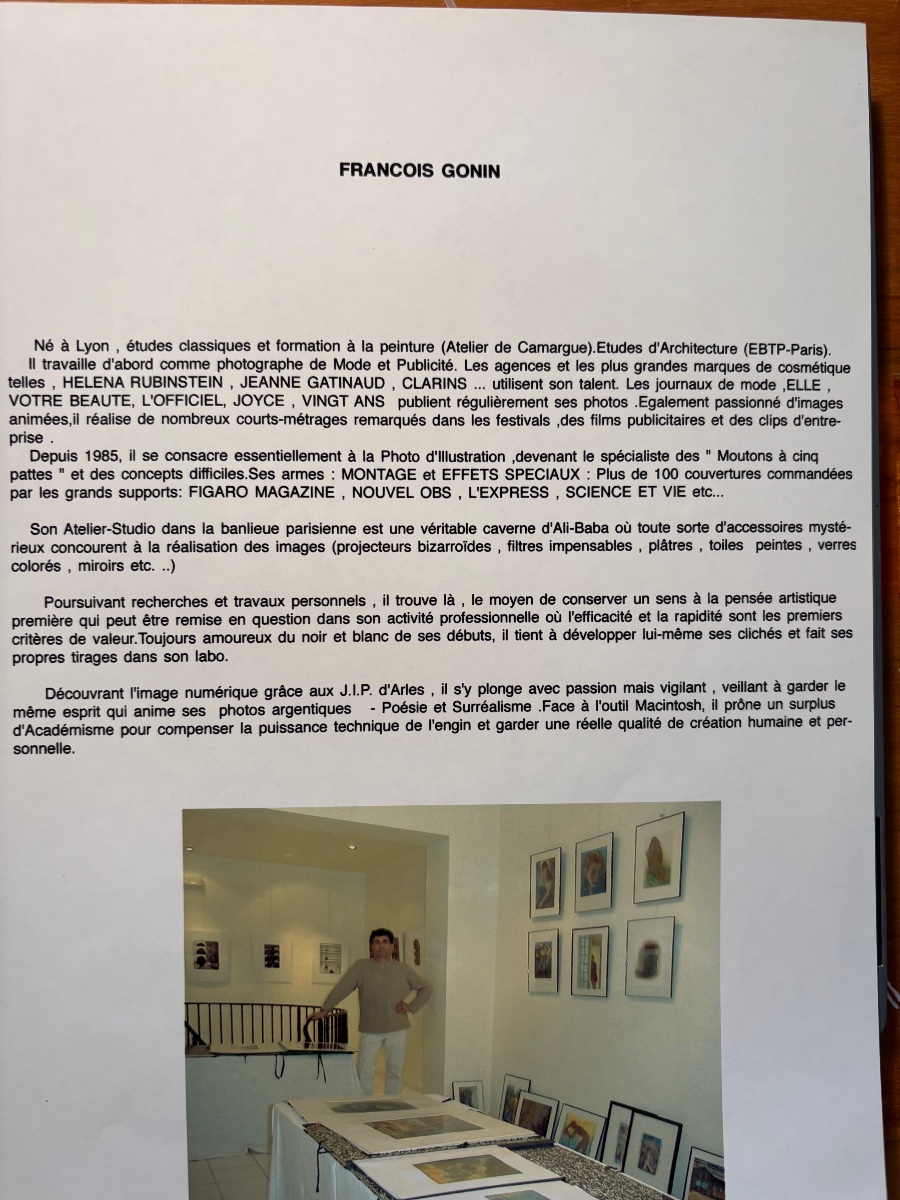 François Gonin / Technique Mixte tableaux modernes  -photo-1