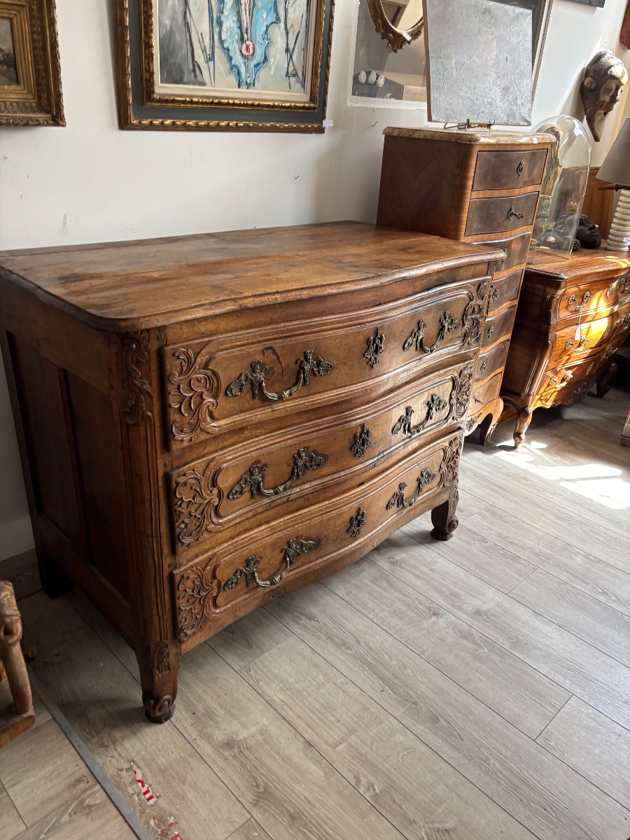 18th-century Lyon-style Chest Of Drawers, Walnut   -photo-2