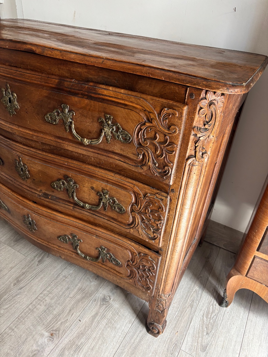 18th-century Lyon-style Chest Of Drawers, Walnut   -photo-6
