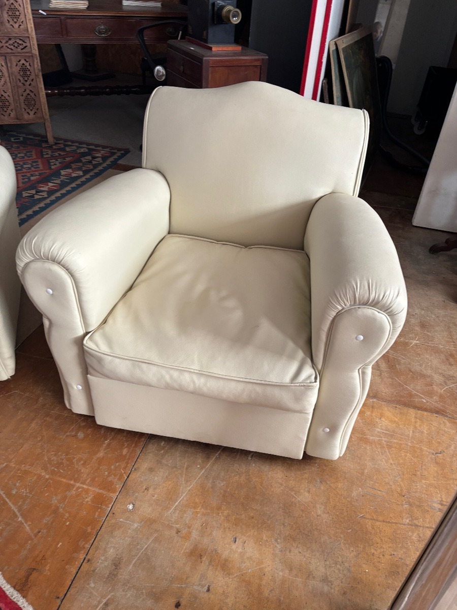 Pair Of Club Chairs -photo-2
