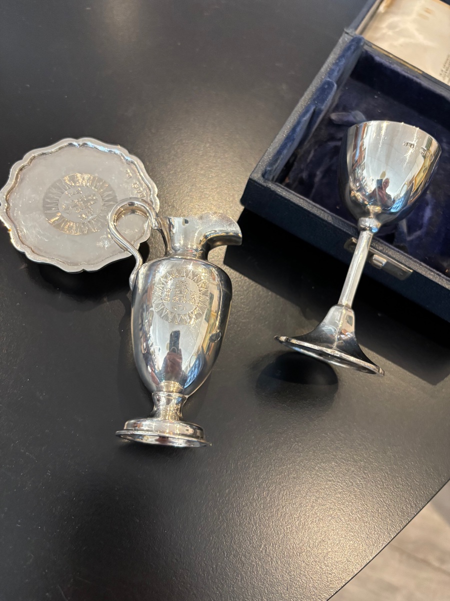 Coffret à Ostie argent anglais -photo-2