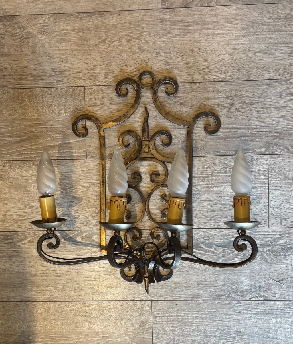 Wrought-iron Wall Sconce -photo-3