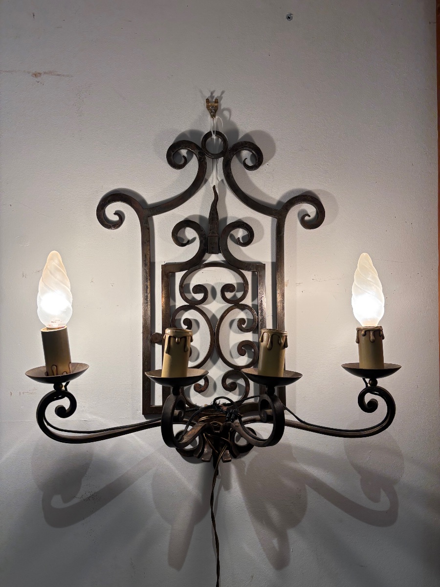 Wrought-iron Wall Sconce -photo-2