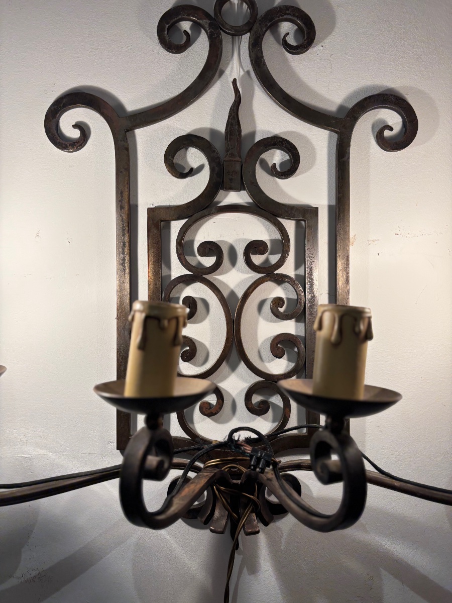Wrought-iron Wall Sconce -photo-3