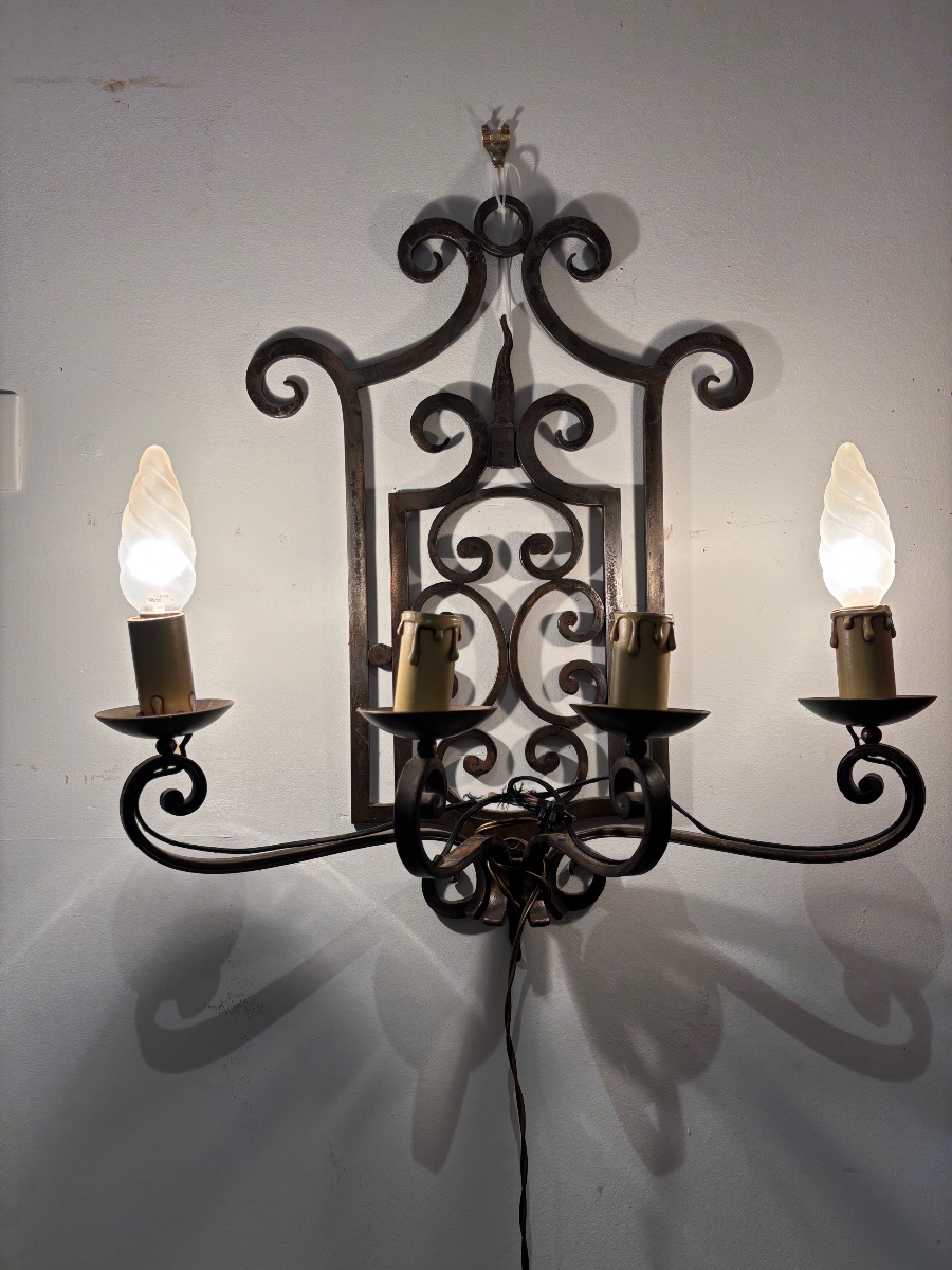 Wrought-iron Wall Sconce -photo-4