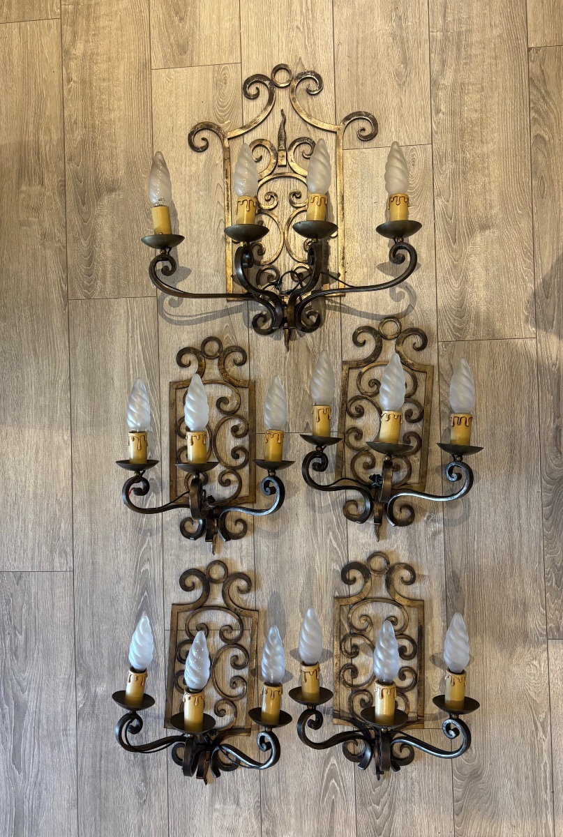 Wrought-iron Wall Sconce -photo-5
