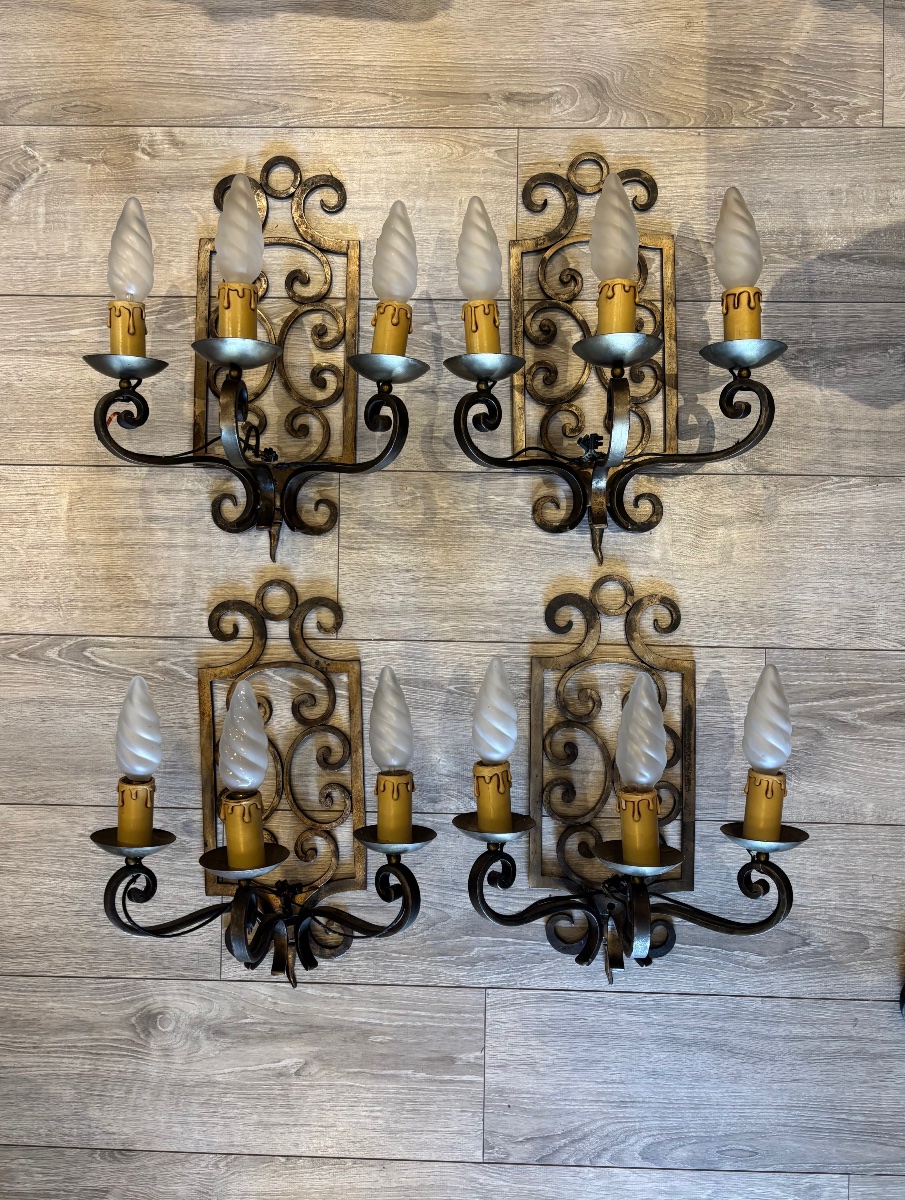 Wrought-iron Wall Sconce -photo-6