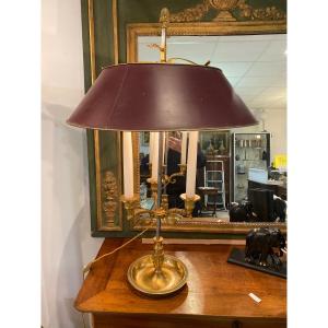 Grande Lampe De Bureau Dite Bouillotte 